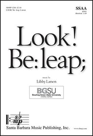 Look! Be: Leap; SSAA choral sheet music cover Thumbnail